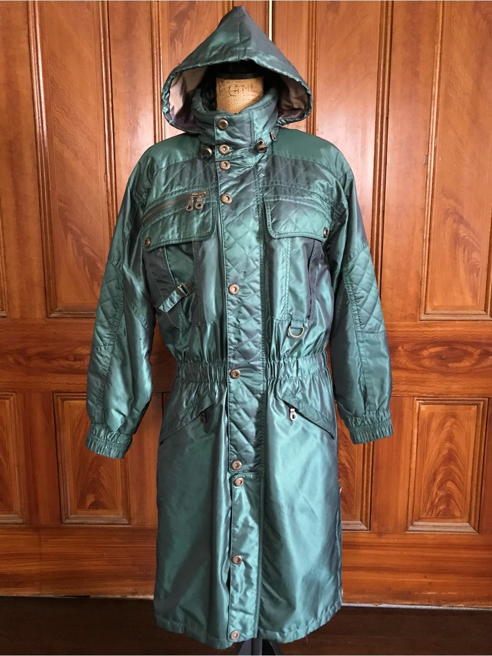 Vintage Green 2002 Salt Lake City Winter Official Olympics Winter Olympics Coat